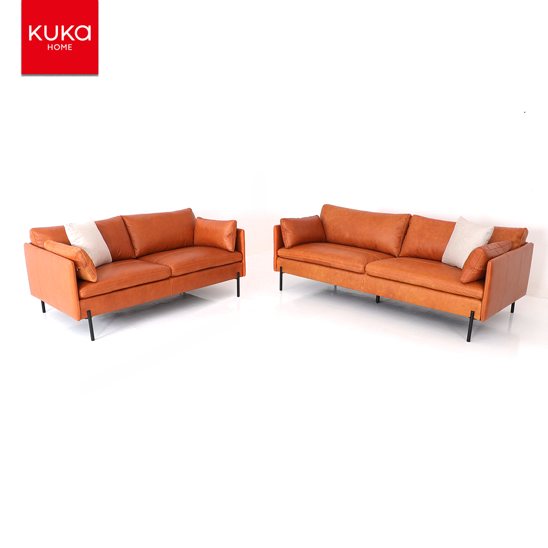 Brown Set Leather SOFA