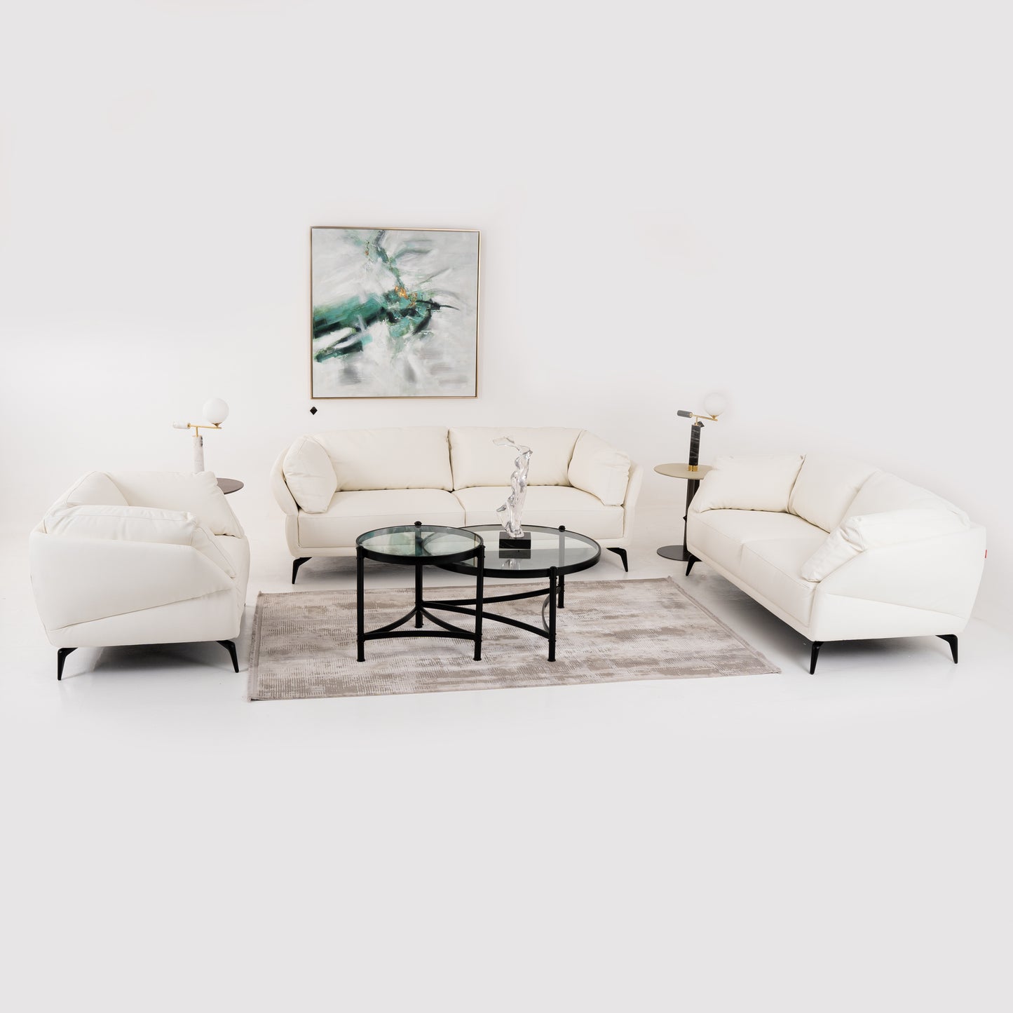 White Sofa Set New