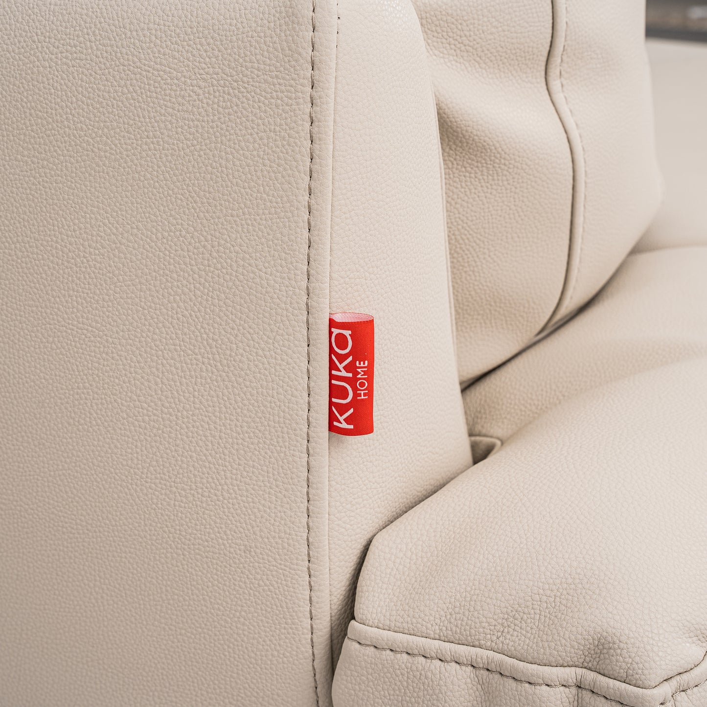 Grey Leather Corner