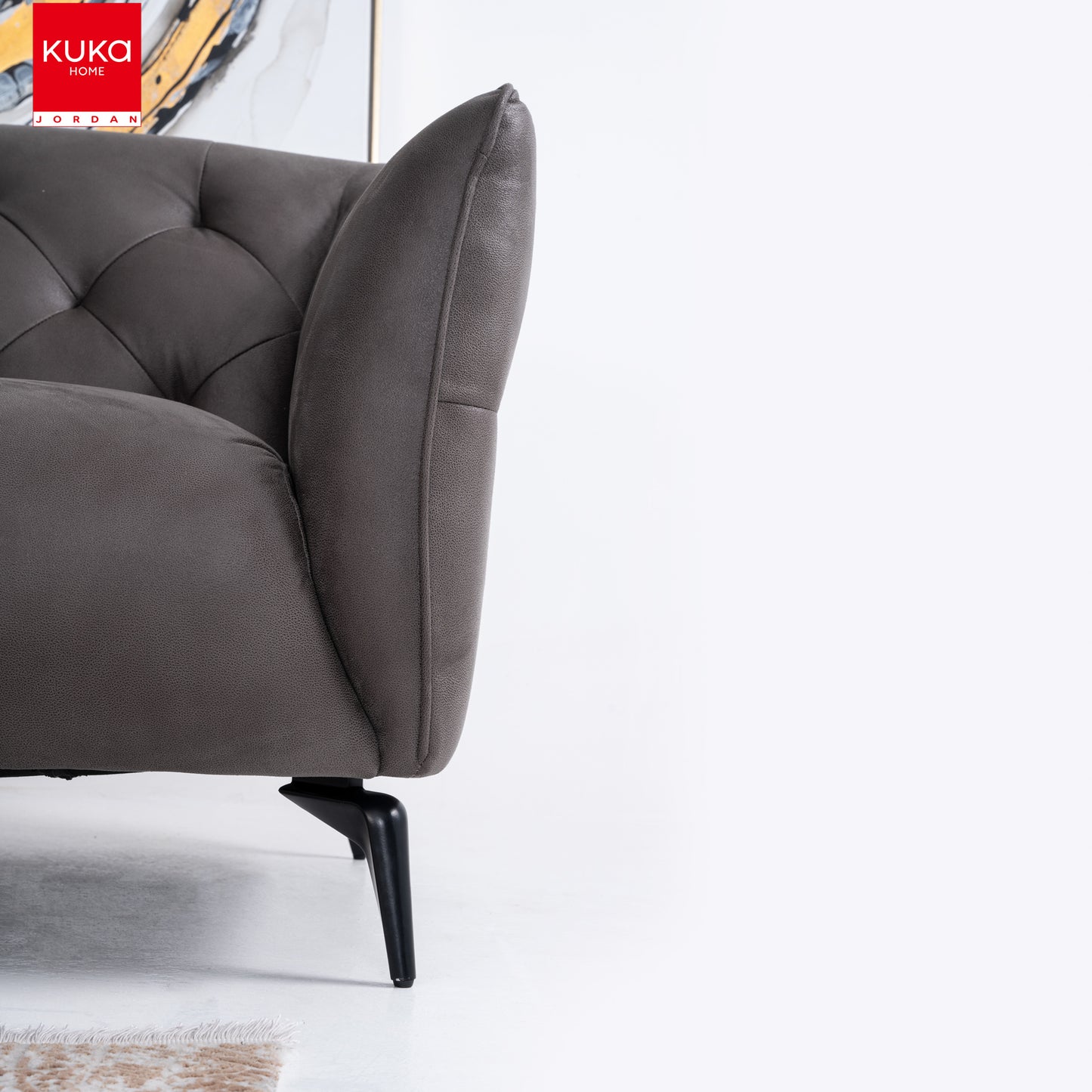 Kabtoneh Dark Silver Sofa Set