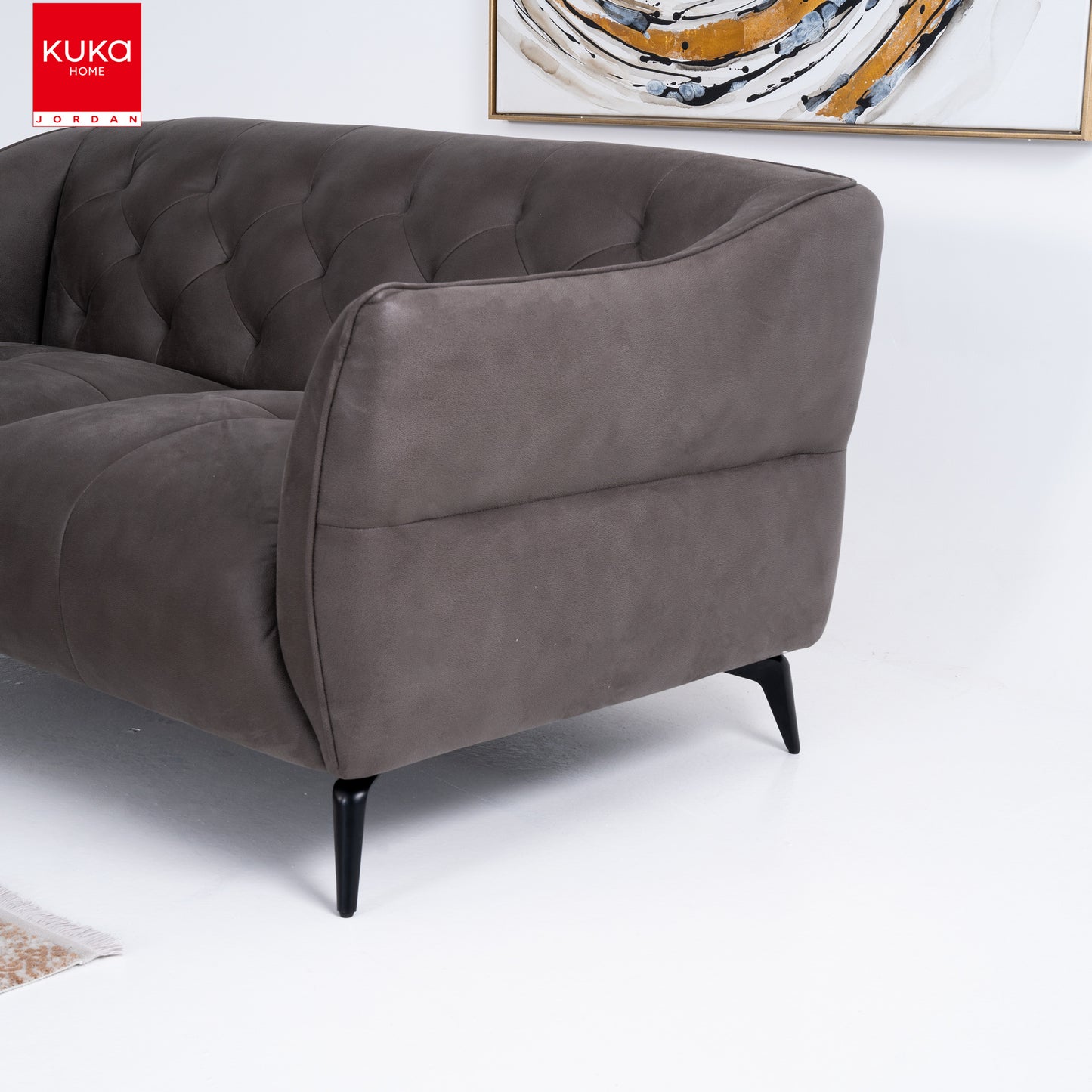 Kabtoneh Dark Silver Sofa Set