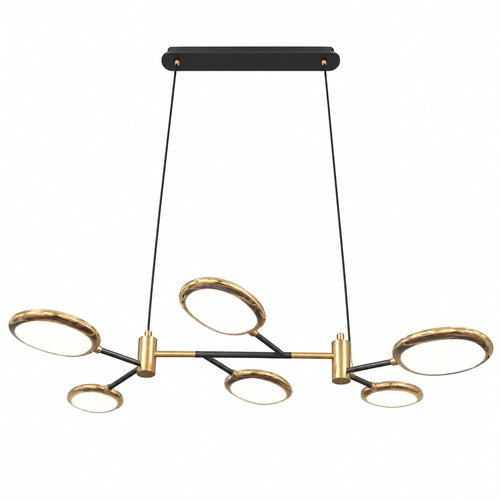 8773-6 chandelier on white background