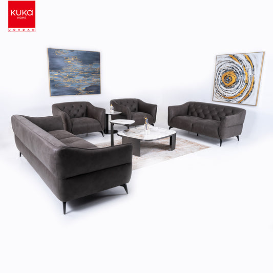Kabtoneh Dark Silver Sofa Set